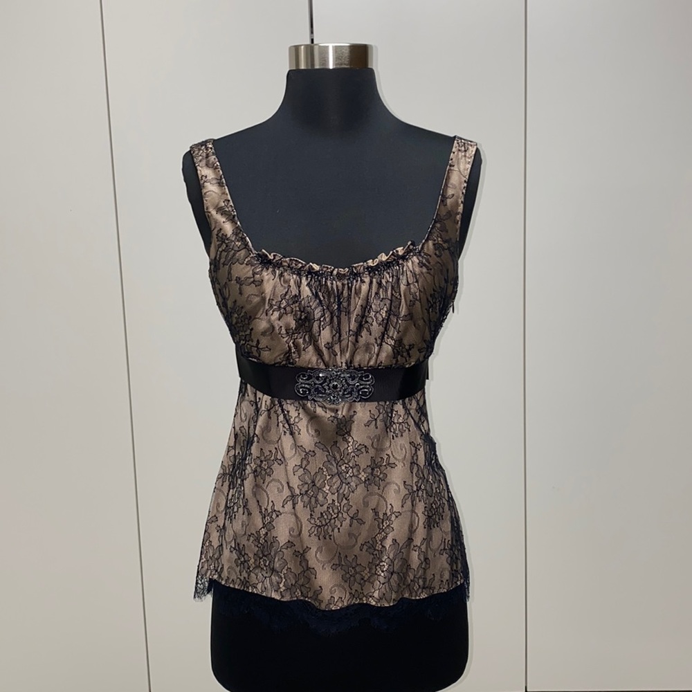 Prada Sleeveless Lace Top